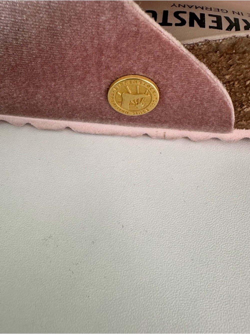 BIRKENSTOCK Madrid Big Buckle Velvet Pink Birkenstock Sandals SZ EUR 41 US 10 - Picture 6 of 7